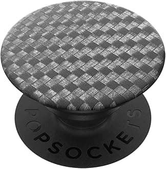 PopSockets: PopGrip Expanding Stand and Grip with a Swappable Top for Phones & Tablets - Carbonite Weave