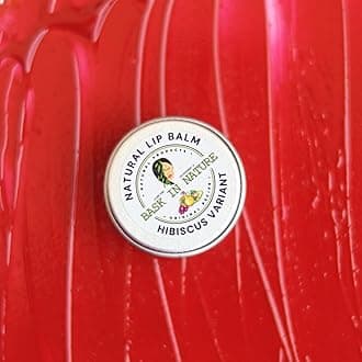 Hibiscus Lip Balm,1 Count, Red