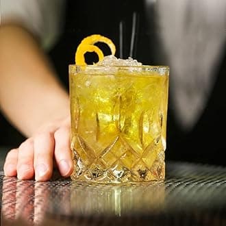 220ml Italian Premium Juice Glasses and Transparent Water Glass Medium Size Tumbler Glasses for Drinking Water and Cocktails, Diamond Design Glass Water Glass (Opera A, Set of 12)