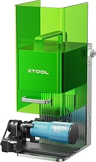 xTool F1 Lite Laser Engraver with RA2 Pro Rotary, 4000mm/s Lightning Speed Portable Engraving Machine, Ultra HD Laser Engraver for Wood, Metal, Leather, Acrylic, Glass, and More