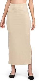 Stretchable Saree Shapewear Petticoat for Women, Cotton Blended,Petticoat,Skirts for Women,Shape Wear Dress for Saree