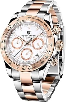 Men’s Watches Full Stainless Steel Analogue Quartz Wrist Watch for Men Luxury Waterproof Dress Wristwatch Date