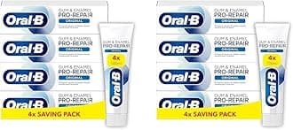 Oral-BGum & Enamel Pro-Repair Toothpaste, 400 ml (100 ml x 4), Protection for Sensitive Teeth, Shipped in Eco-Friendly Recycled Carton, Original (Pack of 2)