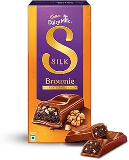 Dairy Milk Silk Desserts Walnut Brownie Chocolate Bar, 70 g