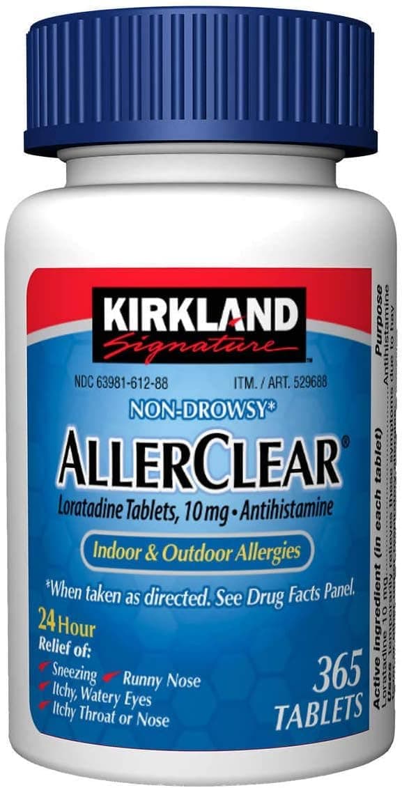 Kirkland Signature AllerClear, 365 Tablets (2 Pack)