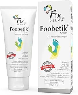 Foobetik Cream, Foot cream, Foot care for diabetic, For Dry & Cracked Feet, Moisturizes & Soothes Feet, Heel Repair, For Calloused, or Chapped Skin, Paraben Free - 50g