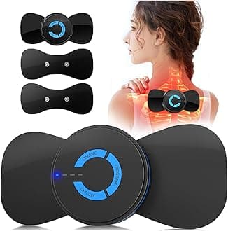Mini Massager,Rechargeable Intelligent TENS Unit Muscle Stimulator for Pain Relief - FSA or HSA Eligible Deep Tissue EMS Massager Management for Back, Neck, Arm Electronic Pulse Machine