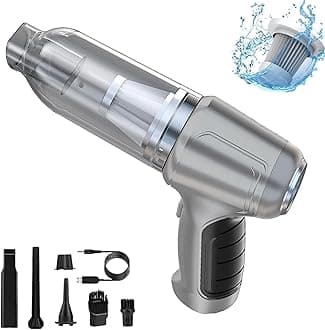 Itutn Car Vacuum/Blower,Itutn Wireless Handheld Car Vacuum Cleaner, Pro Car Vacuum,Pro Vacuum for Car Office Home (Grey)