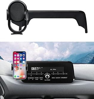 Autorder Car Phone Holder for 2017-2020 Mazda CX-5 CX5 Accessories Phone Mount 7-Inch Screen Cell Phone Automobile Cradles Hands-Free 360 Degree Rotation