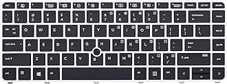KBR Replacement Keyboard for HP Elitebook 840 G3 848 G3, Elitebook 745 G3 745 G4 Series Laptop with Backlit Silver Frame US Keyboard