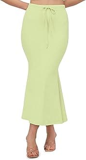 Mehrang Stretchable Saree Shapewear Petticoat for Women, Cotton Blended,Petticoat,Skirts for Women,Shape Wear Dress for Saree