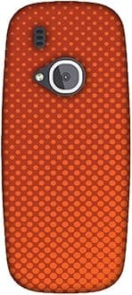 AMZER Slim Fit Handcrafted Designer Printed Snap On Hard Shell Case Back Cover for Nokia 3310 - Vintage Dot Pop 2 HD Color, Ultra Light Back Case