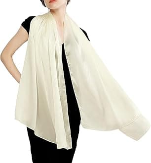 RIIQIICHY Women Shawls and Wraps for Evening Dresses Like Chiffon Silk Scarf Formal Silky Pashmina Shawls for Weddings