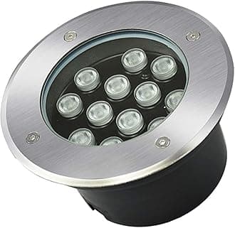 Outdoor Ground Light LED Buried Lights IP66 Waterproof Recessed Underground Light AC85-265V for Garden, Yard, Walkway, Pathway, Patio, Lawn Decoration Landscape Lights(White,36W)