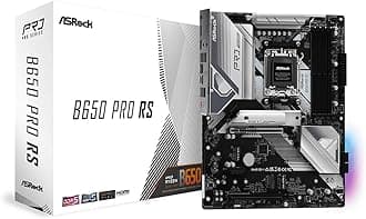 ASRock Motherboard B650 Pro RS AMD Ryzen 7000 Series CPU Compatible (Soket AM5) B650E ATX Motherboard
