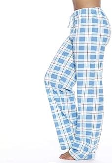 TWGONE Women's Pajamas Pants Plaid Stretch Casual Loose Comfy Pants Sleep Bottom Lounge Cute Pajama Sleepwear