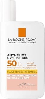 La Roche-Posay Anthelios UVMune 400 SPF50+ Invisible Tinted Fluid Sun Cream For Sensitive Skin With Mexoryl 400, UVB, UVA, and Ultra Long UVA Ultimate Protection, 50ml