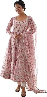 Wedani Georgette Anarkali Kurta Set for Women