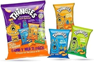 VSTARChips Crisps Bags Collections - Deliciously light & Crispy Chips Bags (Corn Snacks Multipack (11 x 11g), 4 Packs)