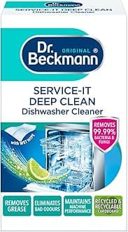 Service-it Deep Clean Dishwasher Cleaner | Hygienically cleans and removes bad odours | Incl. wet wipe | 75 g (Pack of 1)