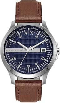 A|X Armani Exchange Men's Watch, Three-Hand Stainless Steel Watch for Men