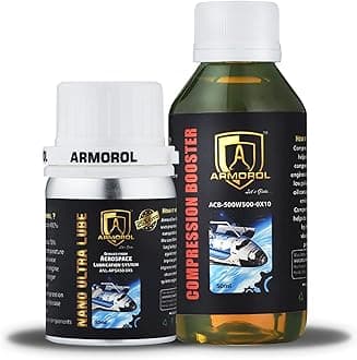 Nano Ultra Lube and Compression Booster Set, 50ml + 100ml, for Bikes up to 350CC