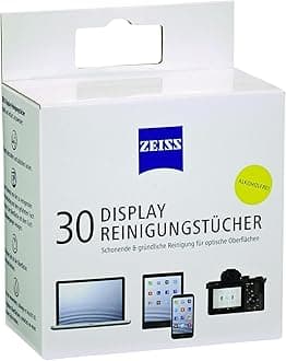 ZEISS Lens Wipes 30 Count- Pack of 1| Lens Cleaner - Perfect for Spectacles, Eyeglasses, Sunglasses, Camera Lenses, Binoculars and all other lenses