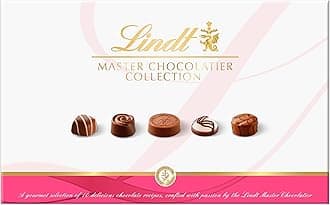Lindt Master Chocolatier Collection – 184g Medium Gift Box – Chocolate Assortment – Elegant Pralines for Him & Her