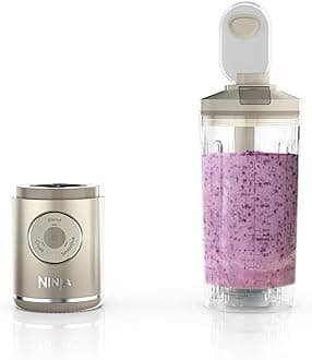 Ninja BC251IV Blast Max Personal Cordless Blender for Smoothies, Blend, Ice Crush, 22 oz. Twist & Go Vessel, Cream - Certified Refurbished