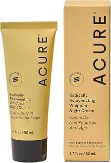 Radically Rejuvenating Whipped Night Cream - Anti Aging Peptide Night Face Cream for Women & Men, Hydrating & Renewing Moisturizer for Fine Lines and Dark Spots with Vitamin C - 1.7 fl oz