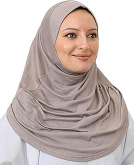 Plain Ready To Wear Hijab for Women, Muslim Instant Turbans, Soft Jersey Scarf, Islamic Clothes, Long Hijabs, Abaya
