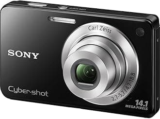 Sony Cyber-Shot DSC-W560 14.1 MP Digital Still Camera with Carl Zeiss Vario-Tessar 4x Wide-Angle Optical Zoom Lens and 3.0-inch LCD (Black)