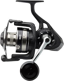 Savage Gear SGS8 FD Saltwater Spinning Reel, Black
