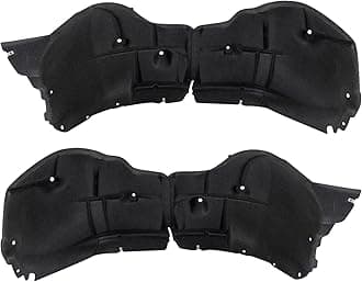 TRQ Front Inner Fender Liner Set Compatible with 2021-2023 Chevrolet Suburban Tahoe GM1248312 GM1249312