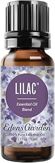 - Edens Garden Lilac Essential Oil Blend – 100% Pure Premium Grade, Synthetic-Free Freshie Scent Alternative, Undiluted, for Soap Making, Diffuser & Humidifiers, Floral Aromatherapy 10 ml (.33 fl oz)