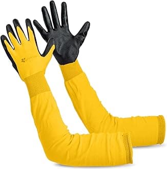 Gastody™ Long Sleeve Gardening Gloves Women and Men - Long Cuff Garden Gloves, Multipurpose Heavy Duty Outdoor and Indoor