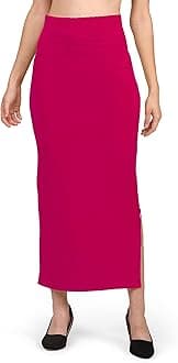 Saree Shapewear Petticoat For Women, Shape Wear For Sarees Large Maroon …