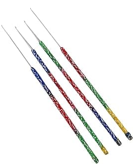 Embroidery Material Embroidery Needles for Seed Beads, Aari Hand Seed Needles for Cloth, Crochet, Clothing, Etc (Pack of 4)