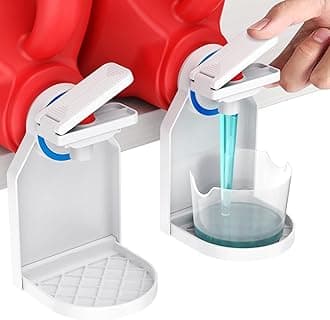 KMOUANTS 2 Pack Laundry Detergent Dispenser Cup Holder, Nozzle button upgrade...