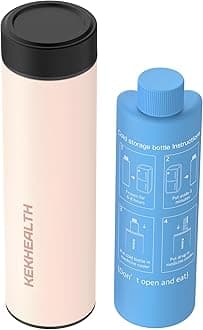 KEKHEALTH Insulin Cooler Travel Case Medicine Cool Bag 60H 3 Insulin Pens with QR Medical Travel Tag,Diabetic Travel Kits with Biogel Ice Pack (Rose Quartz)