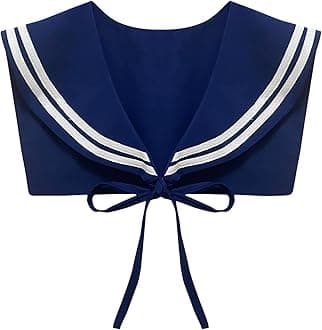 Sailor Collars Scarf for Women Top Fake Collar Necklaces Shawl wraps Match Sweater Shirt Dress