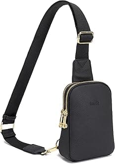 INICAT Leather Small Sling Bag Travel Crossbody Bags Women Gifts Cross Body Purses for Woman