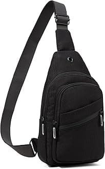 EVANCARY Small Sling Bag for Women Men, Sling Backpack Chest Daypack Crossbody Bag for Travel Outdoor Hiking