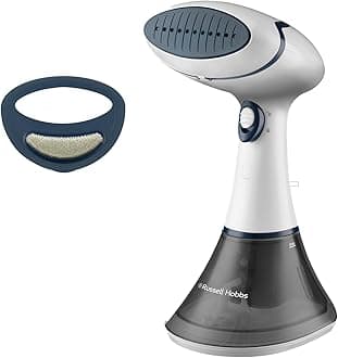 Russell Hobbs 1600W Steam Genie Handheld Garment Steamer | No Ironing Board Needed, Ready to Use in 45s |200 ml Detachable Water Tank, Compact Clothes Steamer, Home & Travel |10 m Steam Time, 25592-56