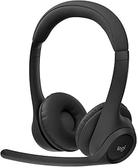 Zone 300 Wireless Bluetooth Headset With Noise-Cancelling Microphone, Compatible with Windows, Mac, Chrome, Linux, iOS, iPadOS, Android - Black