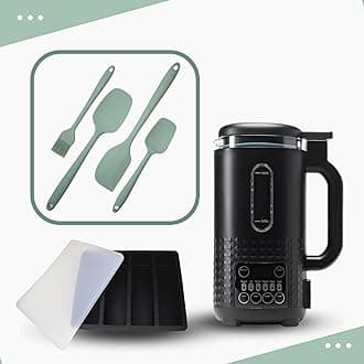 Hello High Ultra Infuser - Herbal Oil and Butter Infuser Machine for Tinctures and more – All in One Decarboxylator and Infuser – with Butter Mold & 4-Piece Green Silicone Spatula Set