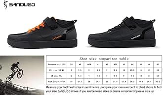 Mens MTB Mountain Bike SPD Cycling Shoes Flat Pedals Shoes,Suitable Mountain Biking DH Enduro, Compatible All 2 Bolts Pedals