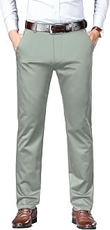 AVANOVA, Men's Stretch Dress Pants 126, Men, Classic Design for Business and Formal Occasions
