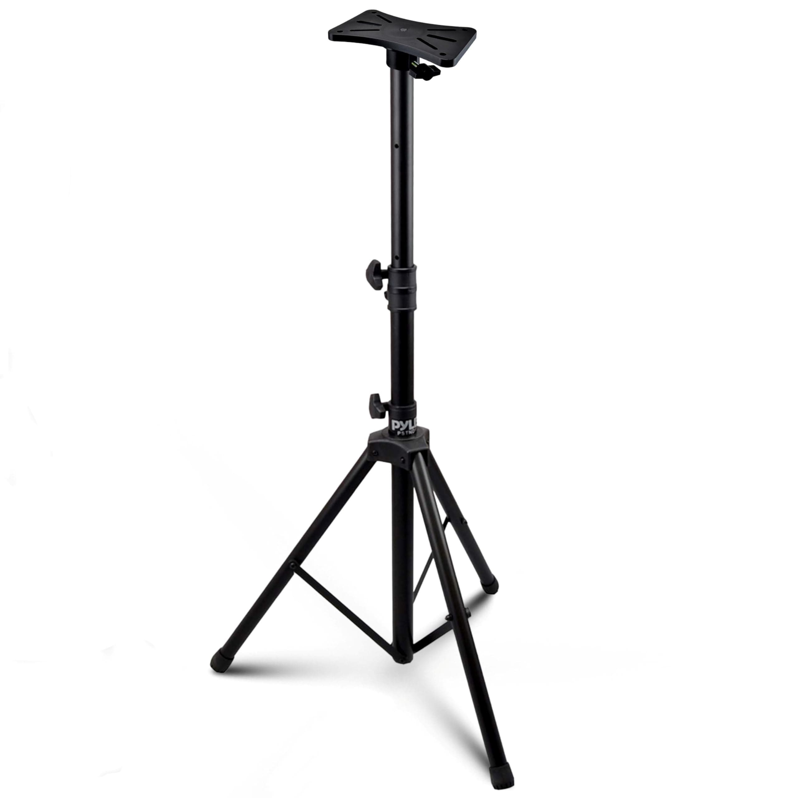 Mount Holder Heavy Duty Rubber Capped Tripod, Adjustable Height from 36.2 x 58.0 inches, Locking Safety PIN and 35mm Compatible Insert, On-Stage or In-Studio Use - PSTND1