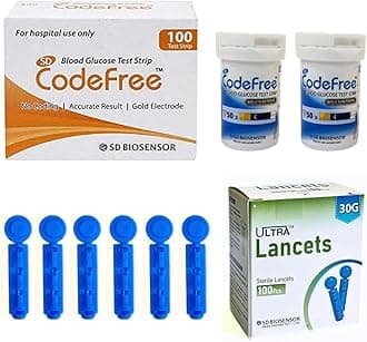 SD Codefree Blood Glucose Test strips (100)